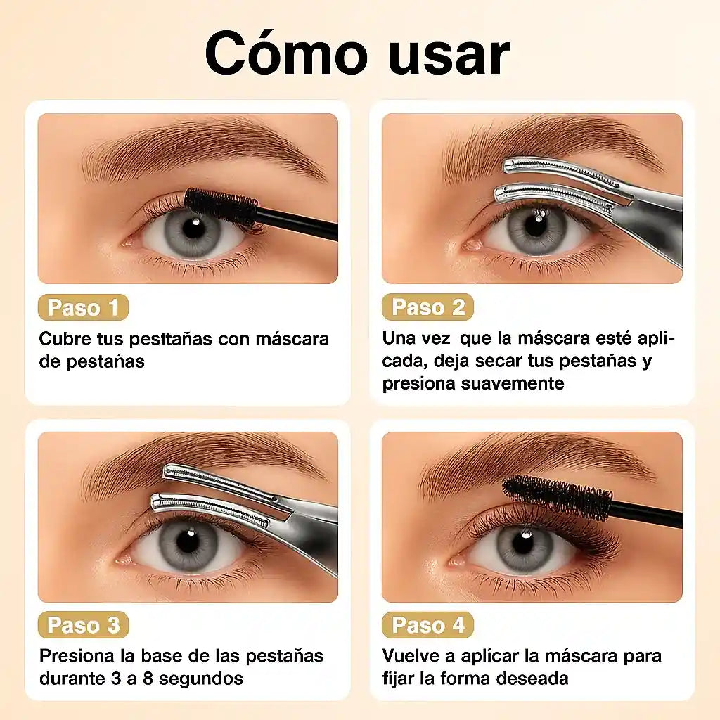 Cómo usar el encrespador de pestañas
