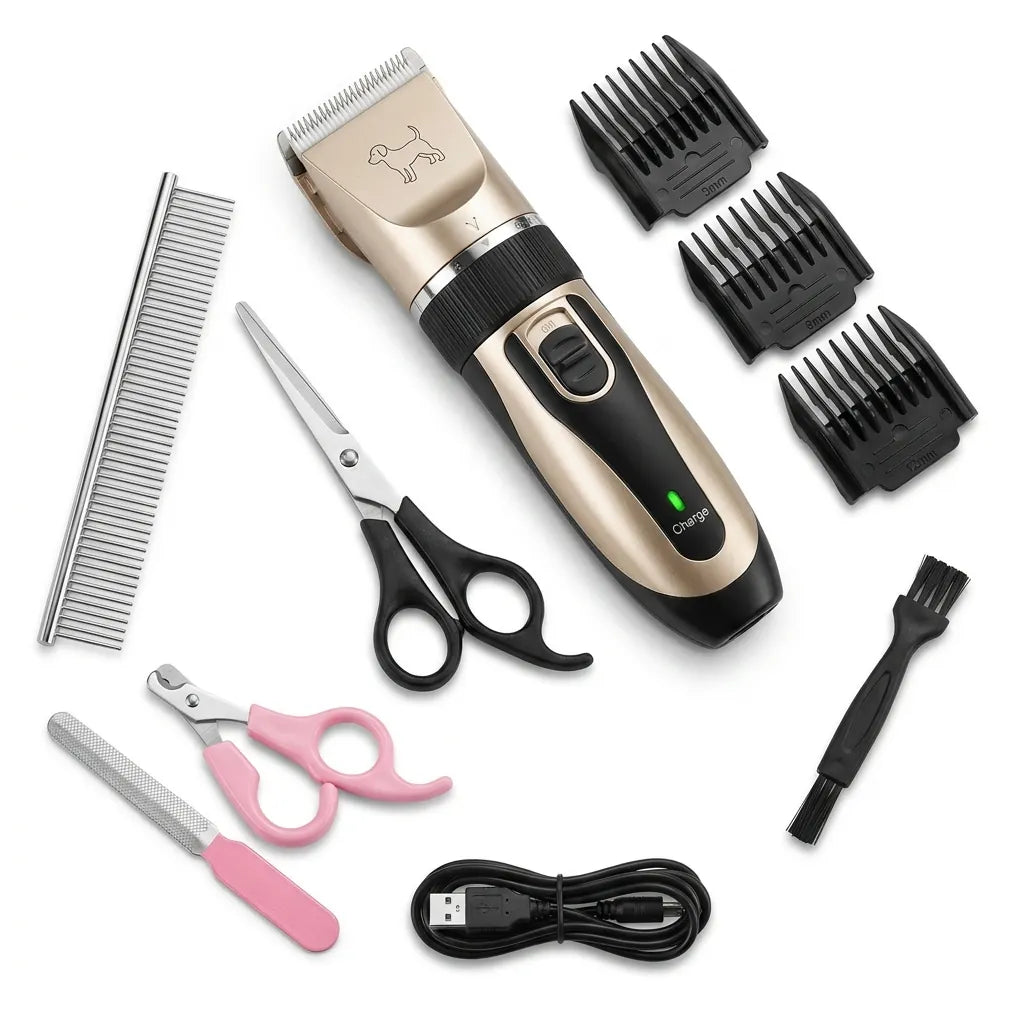 Kit de peluquería profesional para mascotas completo