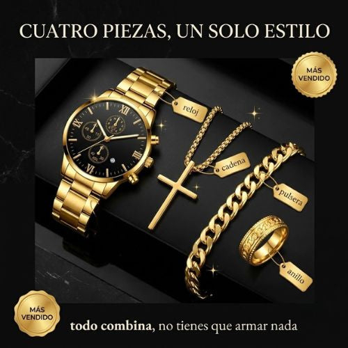 Combo Reloj De Promocion 4 En 1