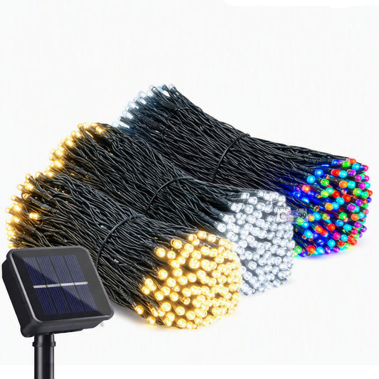 Luces Solares Navideñas 20 m — Lleva 2, Paga 1
