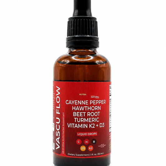 Vascu Flow — Gotas de Cayena, Limón y Miel Cruda