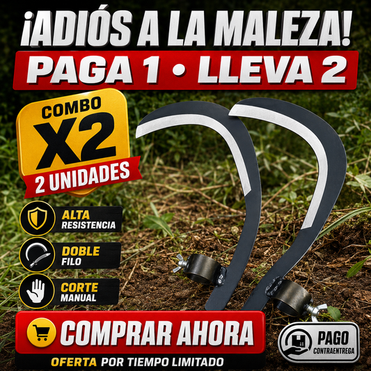 Cabezal de Hoz Afilado — Pack de 2 | Corte limpio sin esfuerzo