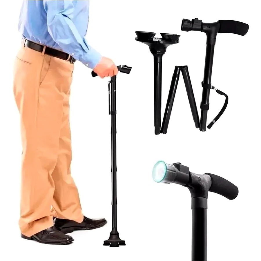 Bastón Plegable con Luz LED — Magic Cane