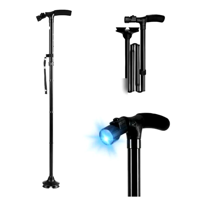 Luz LED integrada — ilumina cada paso