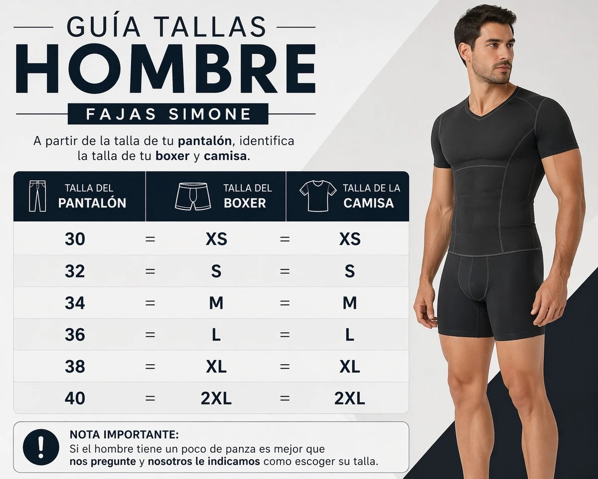 Elige tu talla con la de tu pantalón