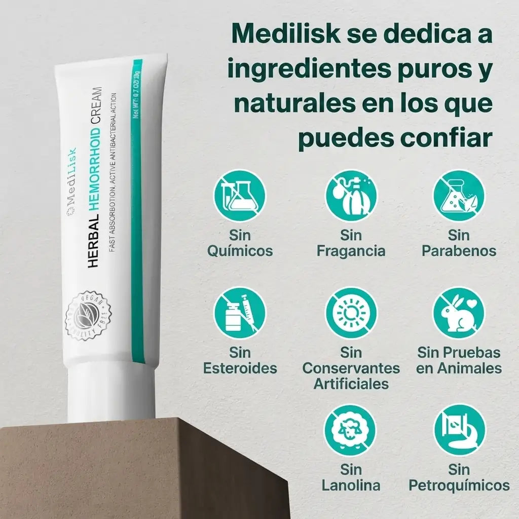 Ingredientes naturales, libre de químicos agresivos