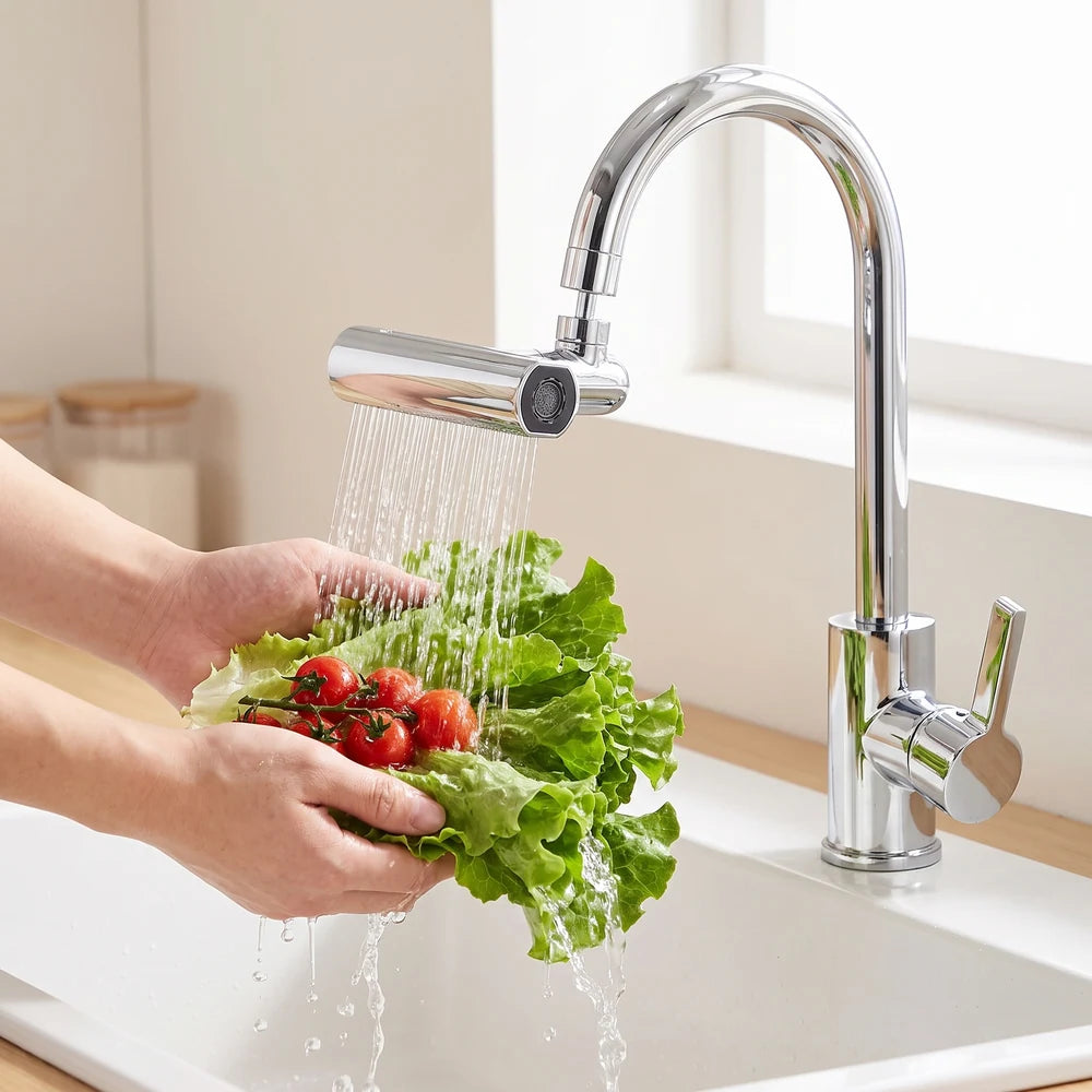 Modo cascada: lavando lechuga y tomates sin maltratarlos