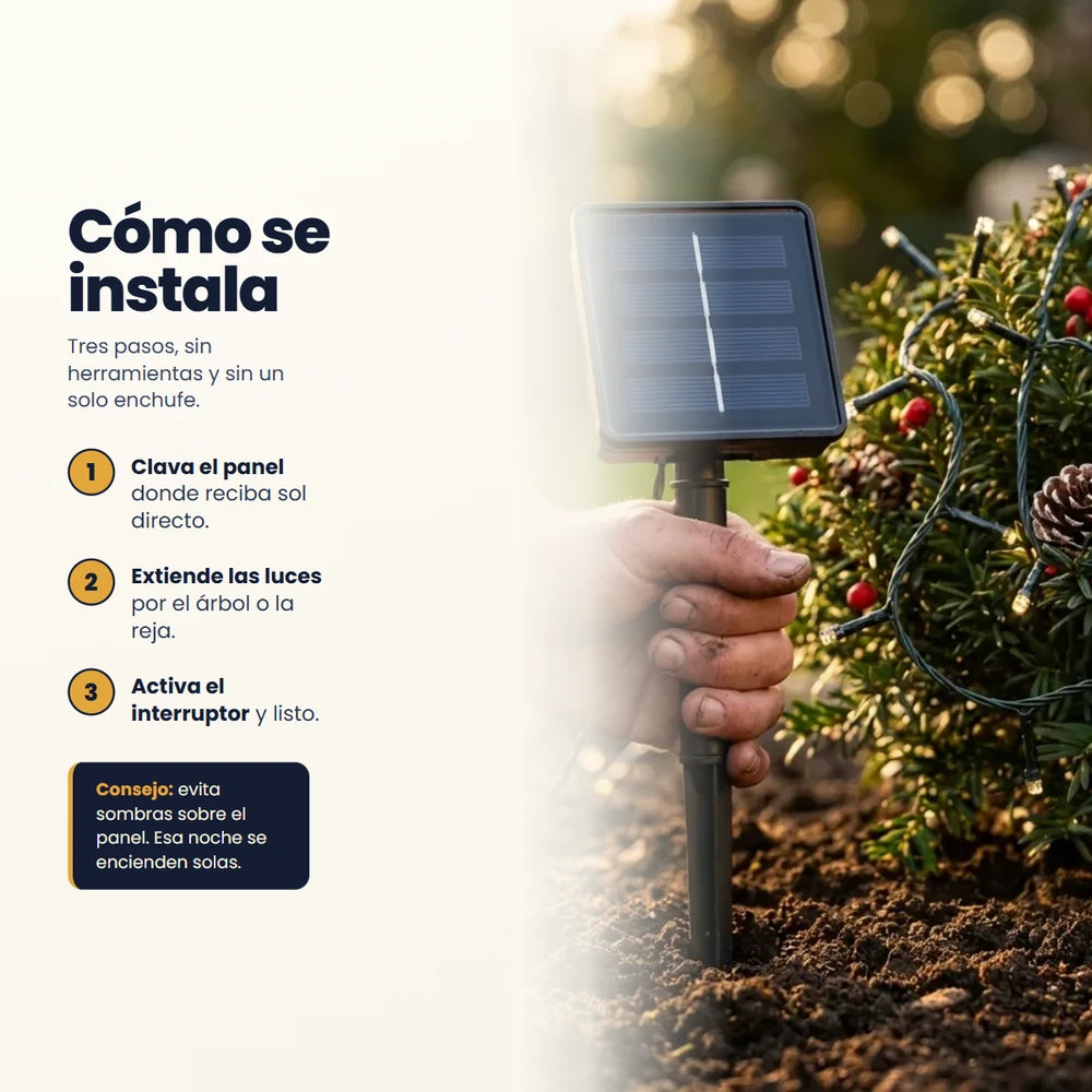 Cómo se instala en tres pasos sin herramientas