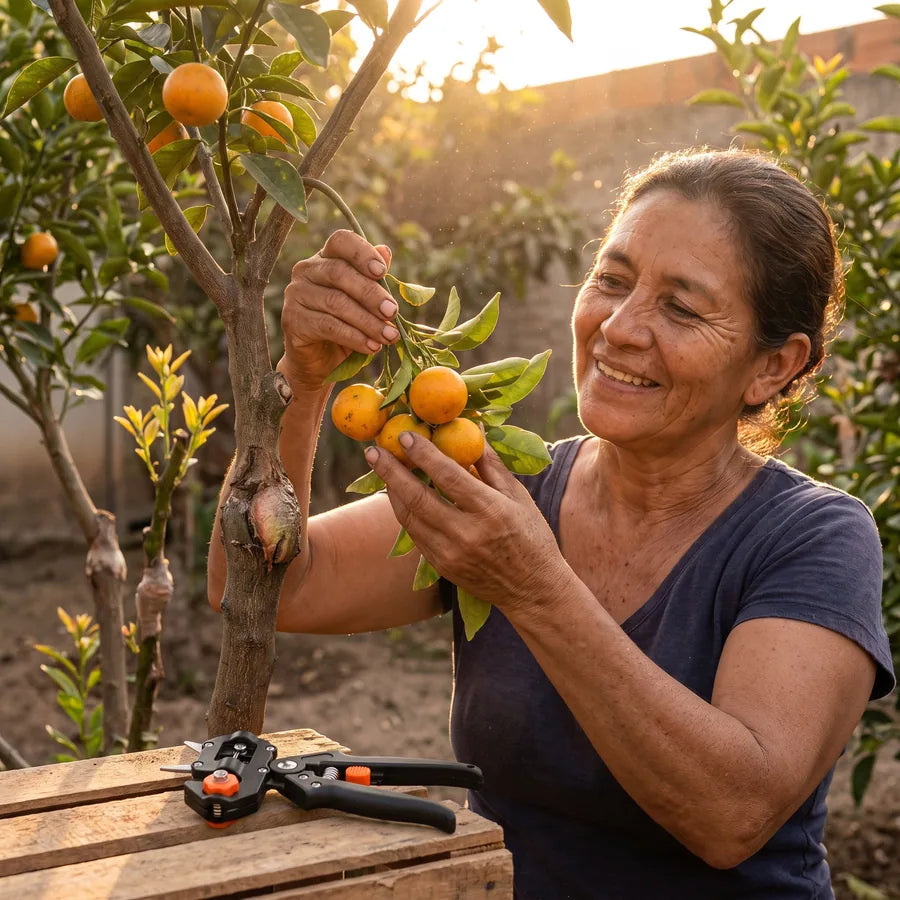 Un limonero que dé tres limones distintos. Un rosal con dos colores en la misma mata.