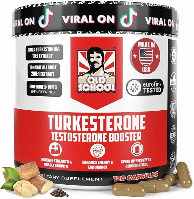 Turkesterone 15.000 mg — frasco de 120 cápsulas